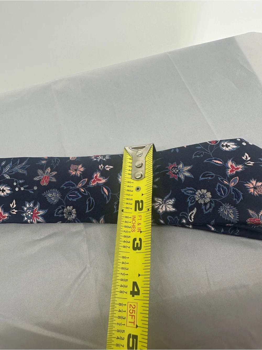 Paul smith blue floral skinny tie
